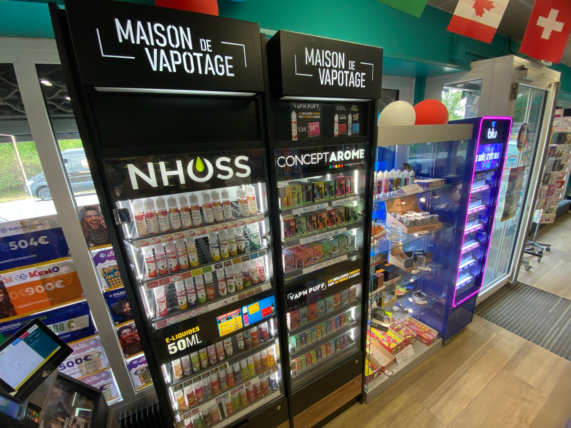 Espace Maison de Vapotage et e-liquides en boutique